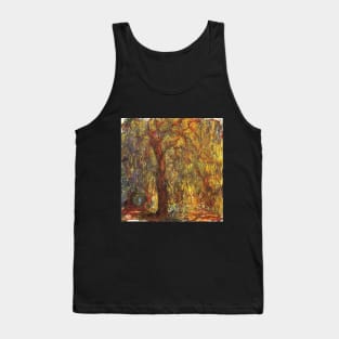 Weeping Willow by Claude Monet Tank Top